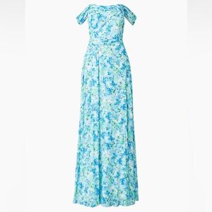 Shoshanna Women's Whitley Off The Shoulder Floral Gown - Size 6